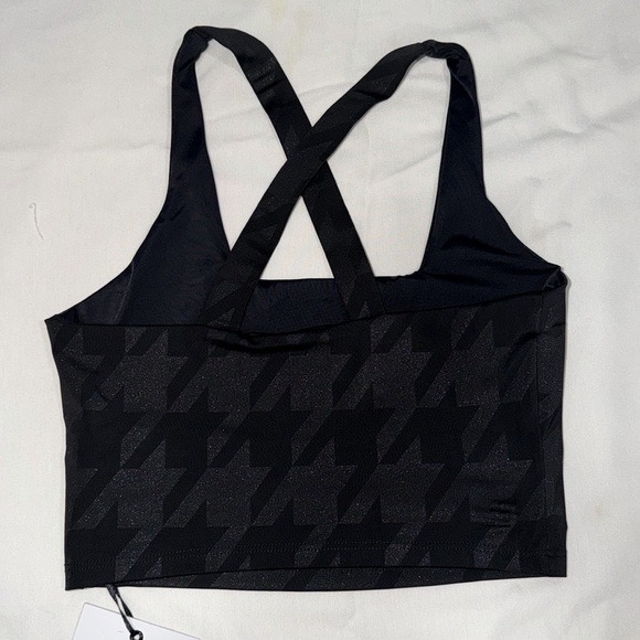 BEACH RIOT Katya Top in Gunmetal Houndstooth, SMALL - Picture 5 of 8